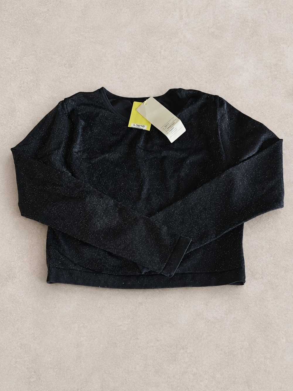 all in motion Navy Blue Sparkle Long Sleeve Tee